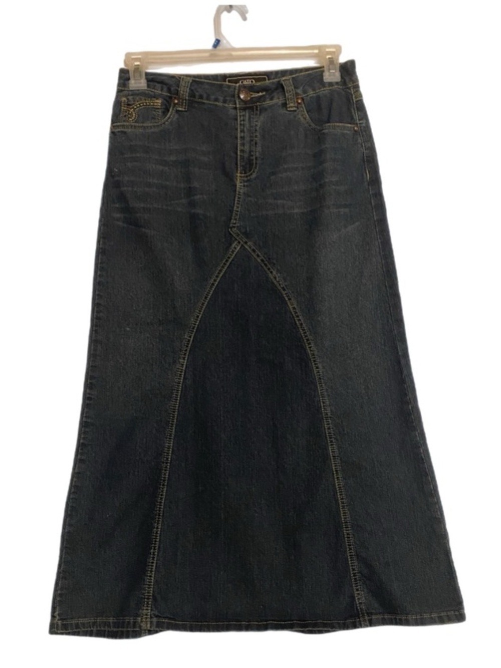 Cato Denim Midi / Maxi Skirt Dark Blue Women’s 6